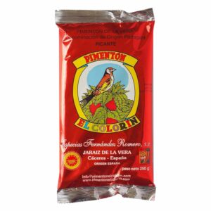 Bolsa de pimentón picante El colorín 250 gr
